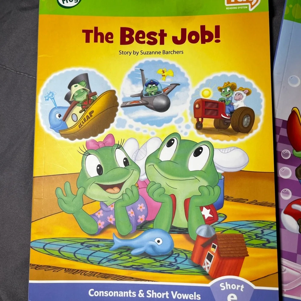 LeapFrog TAG Interactive Books Lot of 3 Consonants‎ & Vowels Learning Reader